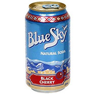 Blue Sky Natural Soda Black Cherry